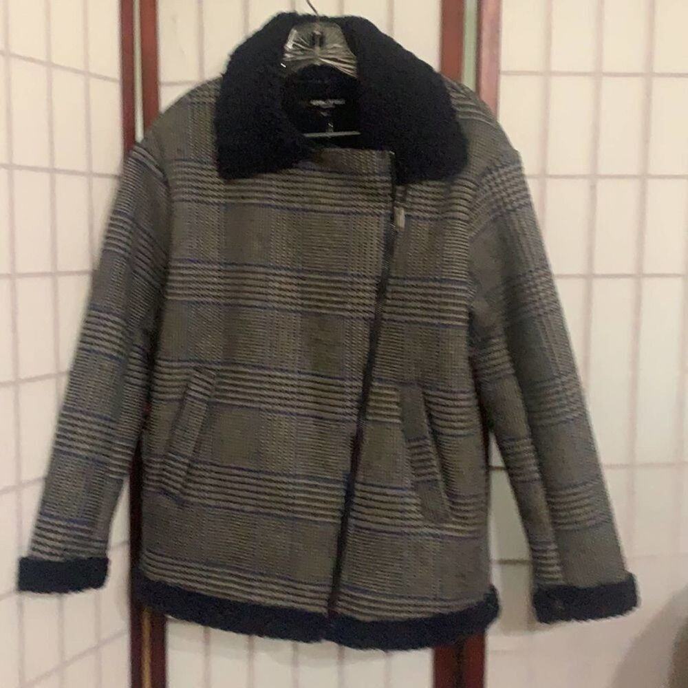 NWOT KENNETH COLE FUR LINED WARM WINTER JACKET SIZE S/P